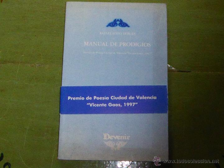 Libros de segunda mano: Manual de prodigios. Rafael Soto Verges. - Foto 1