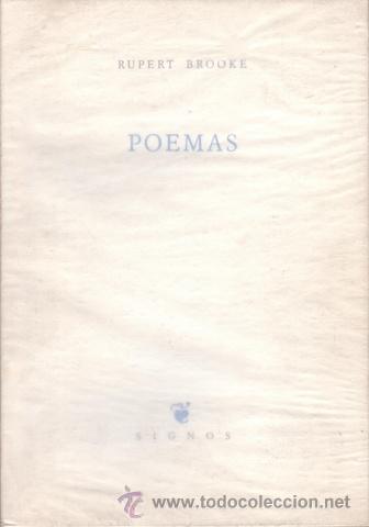 Libros de segunda mano: BROOKE, Rupert: POEMAS. Versi&oacute;n y pr&oacute;logo de Jos&eacute; Luis Cano. Ed. biling&uuml;e. - Foto 1