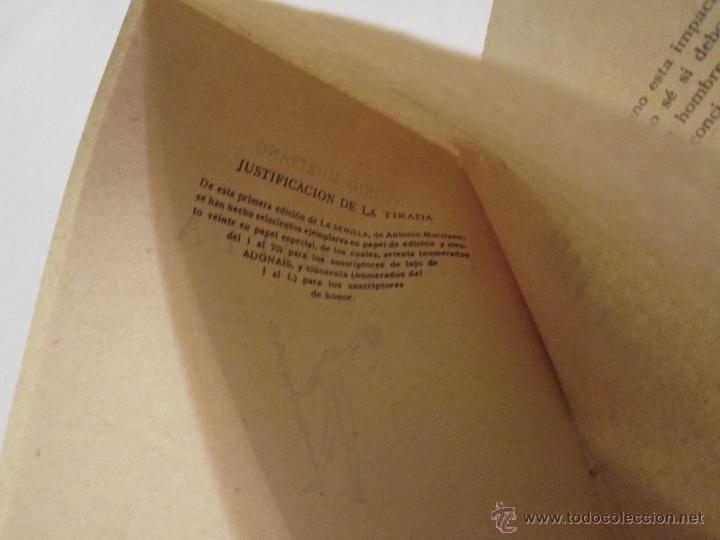 Libros de segunda mano: LA SEMILLA - ANTONIO MURCIANO - 1959 - Foto 3