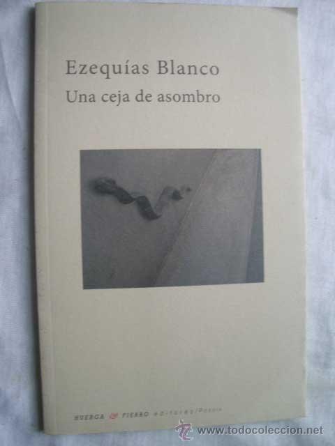 Libros de segunda mano: UNA CEJA DE ASOMBRO. BLANCO, Ezequ&iacute;as. 2010 - Foto 1