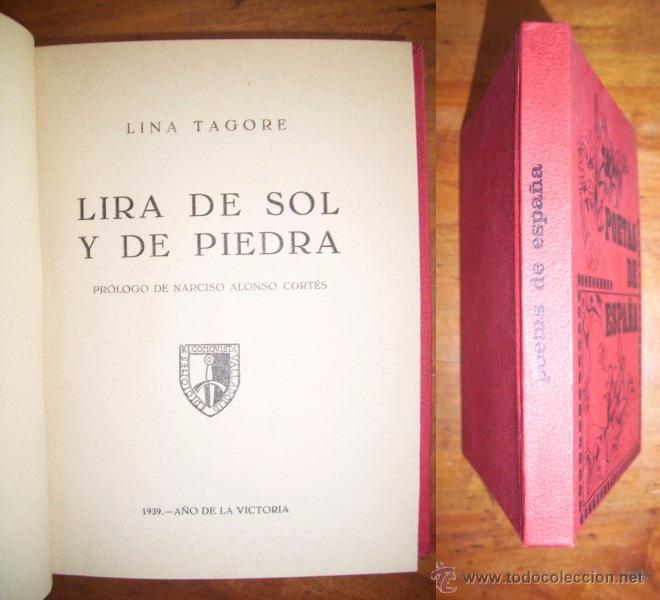 Libri di seconda mano: TAGORE, Lina. Lira de sol y de piedra