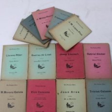 Libros de segunda mano: RV-165. ELS POETES D'ARA. 1923 - 1924. LOT DE 17 LLIBRETS DE POETES. EDICIONS LIRA. BEN CONSERVATS.