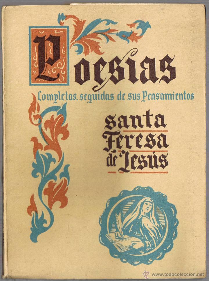 Resultado de imagen de las poesias de santa teresa de jesus