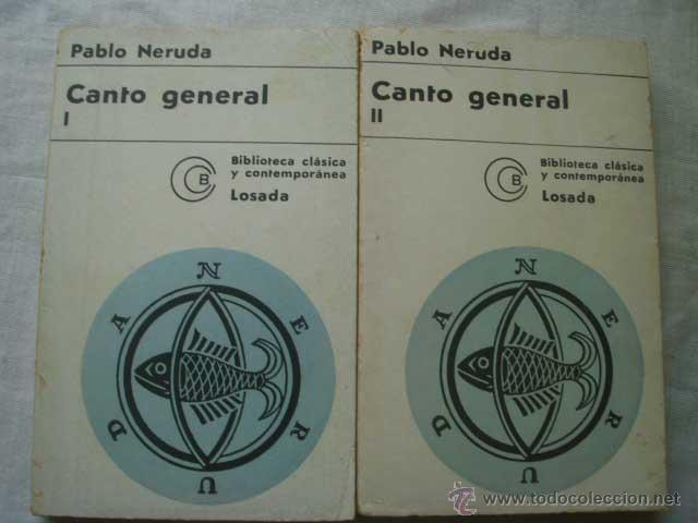 Libros de segunda mano: CANTO GENERAL (2 vol&uacute;menes) NERUDA, Pablo. 1970 - Foto 1