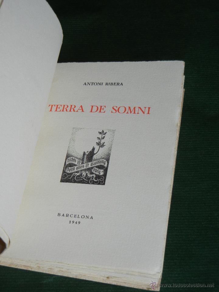 Libros de segunda mano: TERRA DE SOMNI, DE ANTONI RIBERA (EN CATALAN) - Foto 3