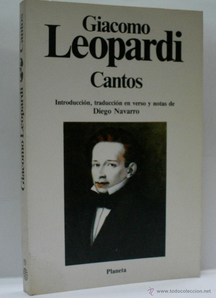 Libros de segunda mano: CANTOS.  LEOPARDI Giacomo. 1983 - Foto 1