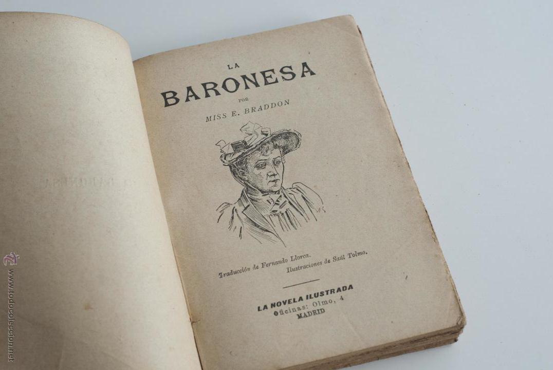 Libros de segunda mano: La Baronesa - Miss E. Braddon - Foto 3