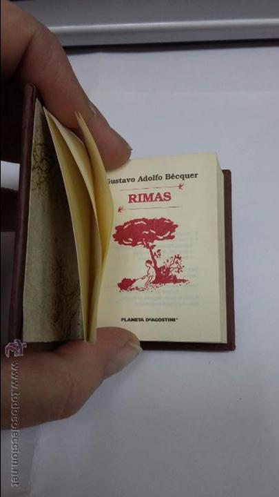 Libros de segunda mano: MINI LIBRO - RIMAS- GUSTAVO ADOLFO BECQUER- PLANETA D&acute;AGOSTINI - Foto 5