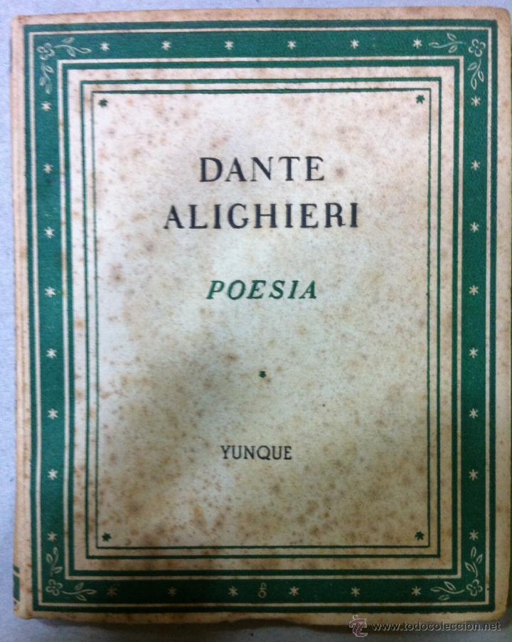 Libros de segunda mano: Dante. Poes&iacute;a. 1939 - Foto 1