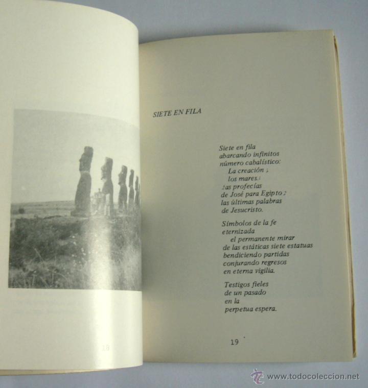 Libros de segunda mano: VERSOS LIBRES A PASCUA Y CHILE - JUAN SANCHEZ - Foto 2
