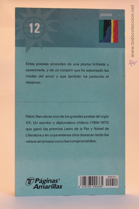 Libros de segunda mano: Poes&iacute;a - Pablo Neruda - (1998) - Foto 2