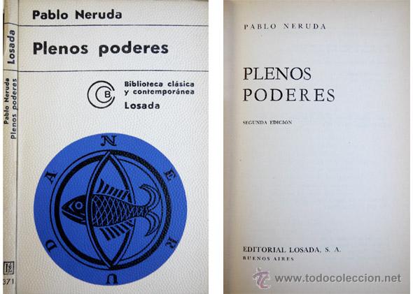 Libros de segunda mano: NERUDA, Pablo.  Plenos poderes.  1971. - Foto 1