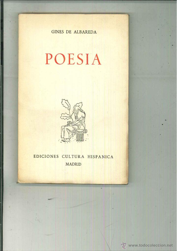 Libros de segunda mano: POES&Iacute;A. Gin&eacute;s de Albareda - Foto 1