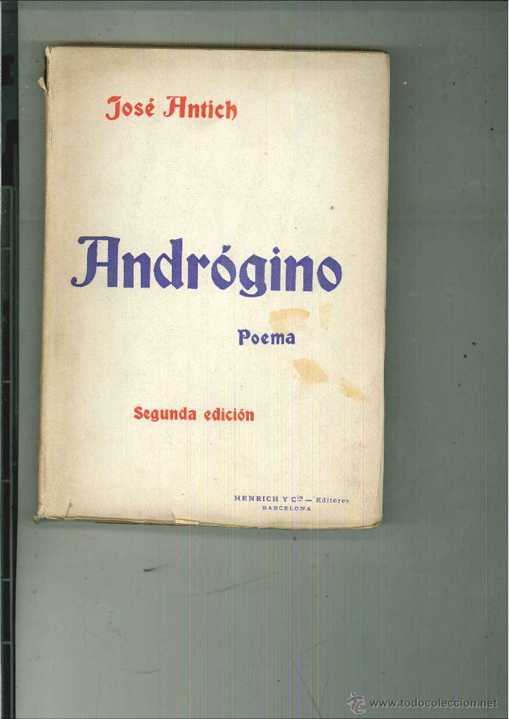 Libros de segunda mano: ANDR&Oacute;GINO. POEMA. Jos&eacute; Antich - Foto 1