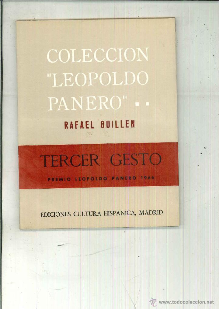 Libros de segunda mano: TERCER GESTO. Rafael Guill&eacute;n - Foto 1