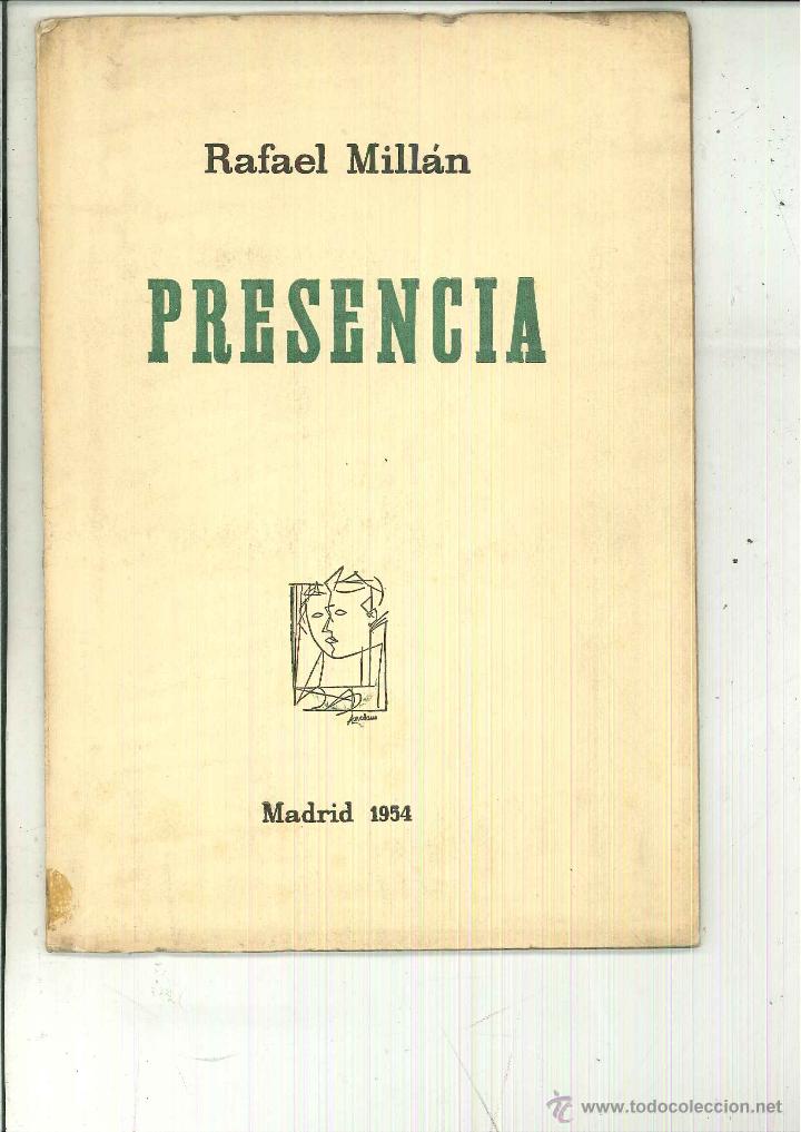 Libros de segunda mano: PRESENCIA. Rafael Mill&aacute;n - Foto 1
