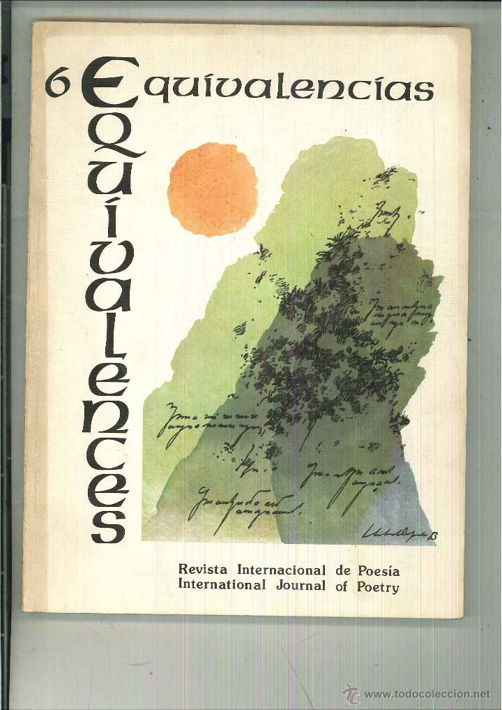 Gebrauchte B&uuml;cher: EQUIVALENCIAS 6. REVISTA INTERNACIONAL DE POES&Iacute;A