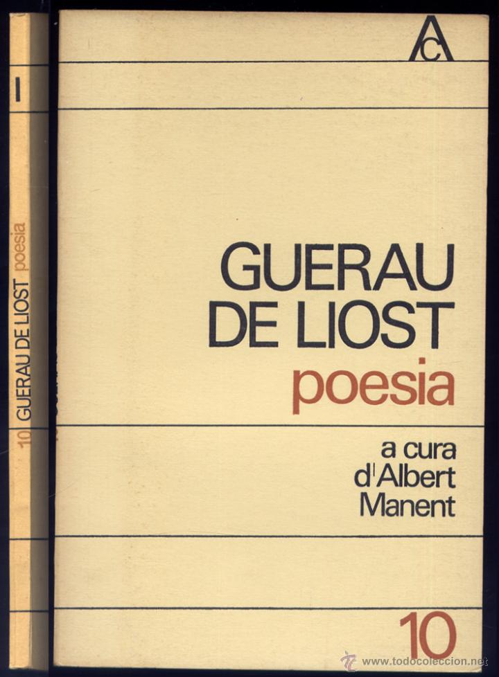 Libri di seconda mano: LIOST, Guerau de (pseud&ograve;nim de Jaume Bofill i Mates).  Poesia.  1965.