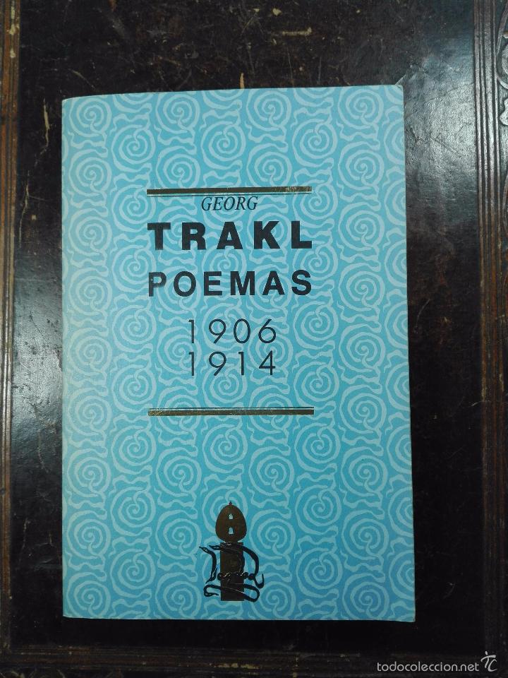 POEMAS 1906-1914 - GEORG TRAKL - EDITORIAL ICARIA - BARCELONA -1991 - 138 PP....