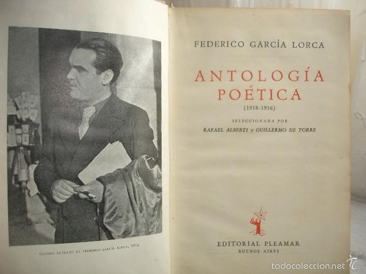 Garcia Lorca Federico Antologia Poetica Comprar Libros De Poesía En Todocoleccion 57802265