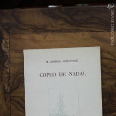 Libros de segunda mano: COPEO DE NADAL. M. ANDREU-FONTIRROIG