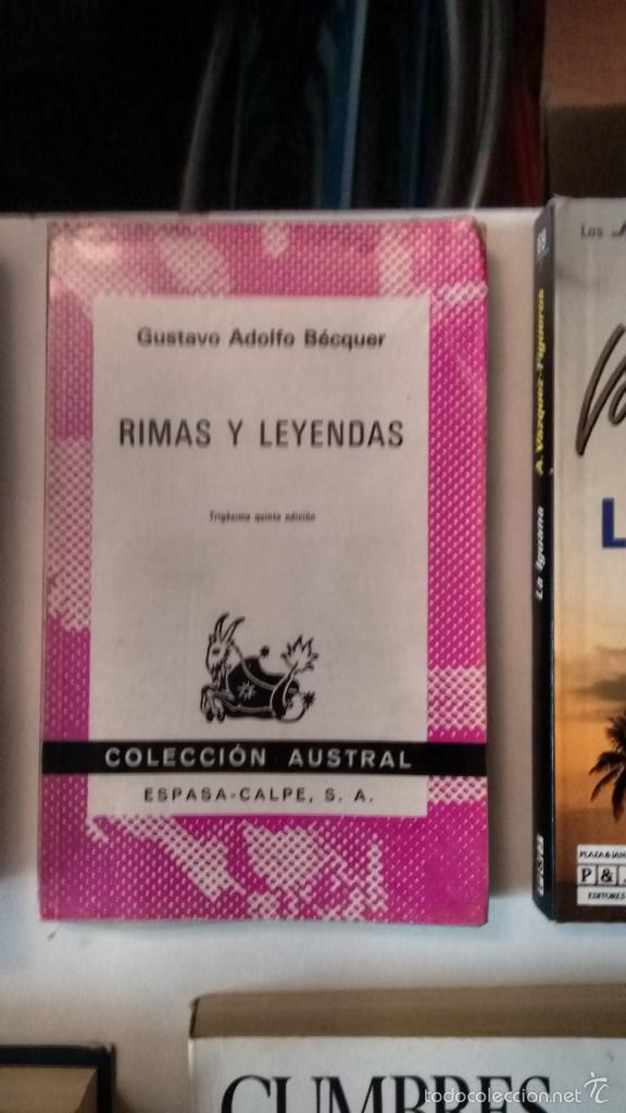 Libros de segunda mano: rimas y leyendas de gustavo adolfo becquer - Foto 1