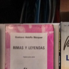 Libros de segunda mano: RIMAS Y LEYENDAS DE GUSTAVO ADOLFO BECQUER