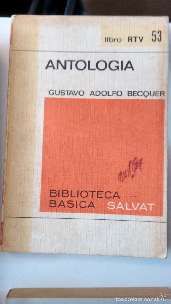 Libros de segunda mano: antologia de gustavo adolfo becquer - Foto 1