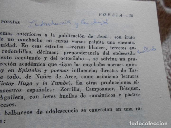 Libros de segunda mano: POESIA   -Rub&eacute;n Dario - Foto 7