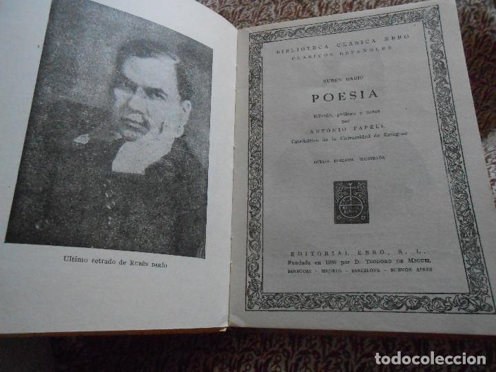 Libros de segunda mano: POESIA   -Rub&eacute;n Dario - Foto 8