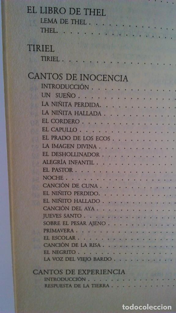 Libros de segunda mano: Obra po&eacute;tica W. Blake Ediciones 29 - Foto 7