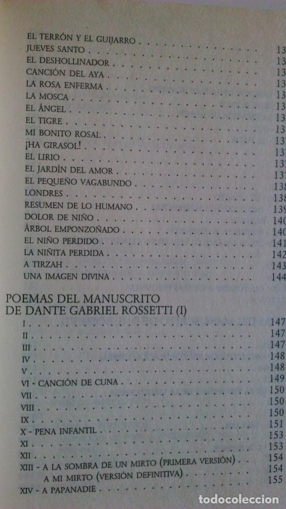 Libros de segunda mano: Obra po&eacute;tica W. Blake Ediciones 29 - Foto 8