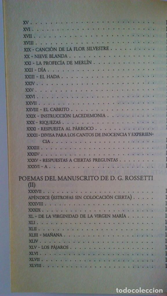 Libros de segunda mano: Obra po&eacute;tica W. Blake Ediciones 29 - Foto 9