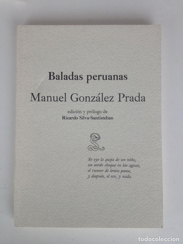 baladas peruanas - manuel gonzález prada - Buy Used poetry books on  todocoleccion