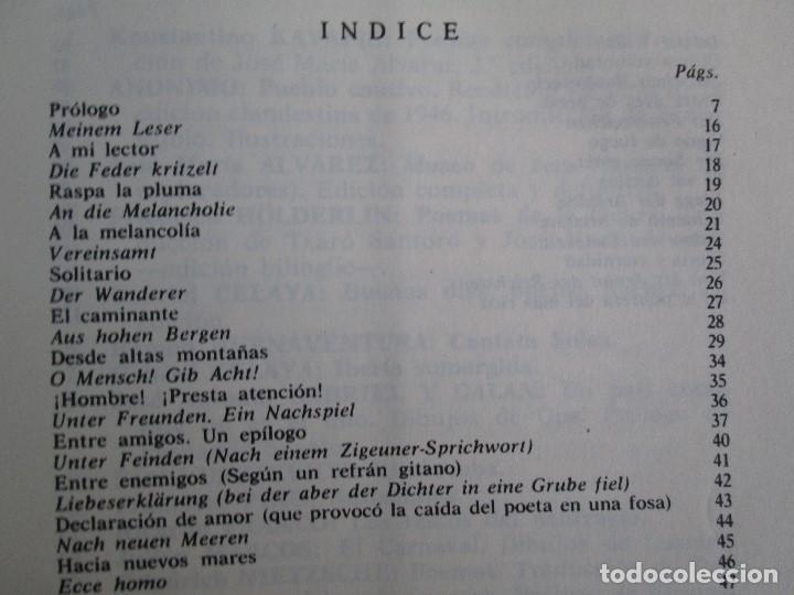 Libros de segunda mano: FRIEDRICH NIETZSCHE. POEMAS. EDICION BILING&Uuml;E. - Foto 14