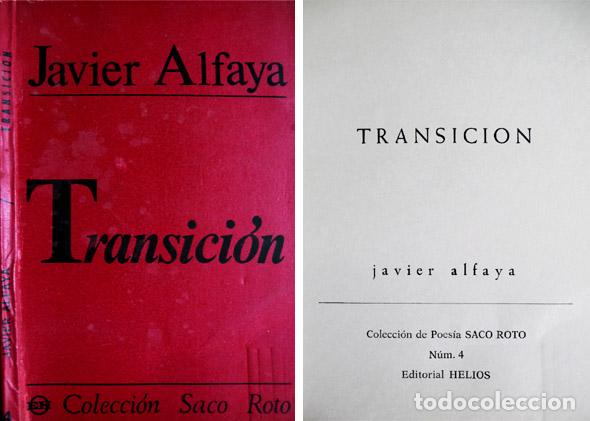 Libros de segunda mano: ALFAYA, Javier.  Transici&oacute;n.  1971. - Foto 1