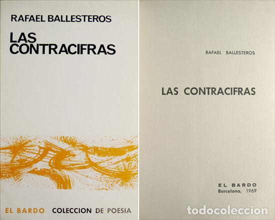 Libros de segunda mano: BALLESTEROS, Rafael.  Las Contracifras.  1969. - Foto 1