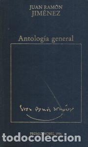 Libros de segunda mano: Antolog&iacute;a general &ndash; Juan Ram&oacute;n Jim&eacute;nez - Foto 1