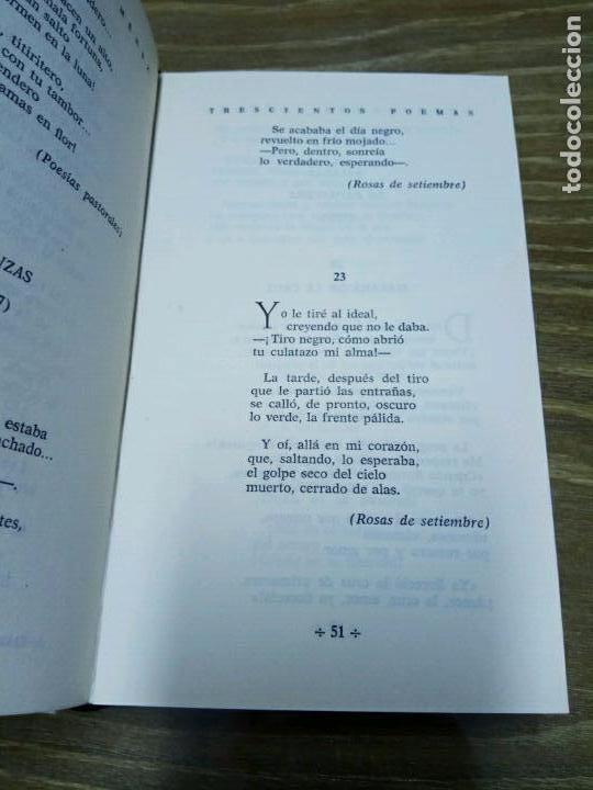 Libros de segunda mano: LIBRO TRECIENTOS POEMAS - JUAN RAMON JIMENEZ - Foto 2