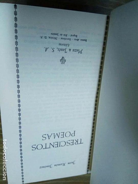 Libros de segunda mano: LIBRO TRECIENTOS POEMAS - JUAN RAMON JIMENEZ - Foto 3