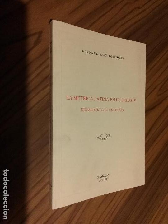 Second hand books: LA M&Eacute;TRICA LATINA EN EL SIGLO IV. MARINA DEL CASTILLO HERRERA. DIOMEDES Y SU ENTORNO. GRANADA. RARO