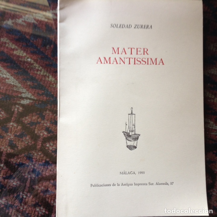 Libros de segunda mano: Mater amantissima - Foto 1