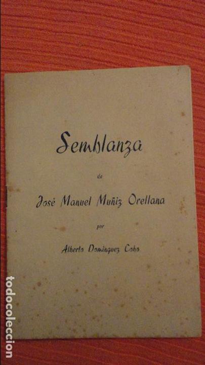 Libros de segunda mano: ALBERTO DOMINGUEZ COBO.SEMBLANZA DE JOSE MANUEL MULIZ ORELLANA.SEVILLA.1955