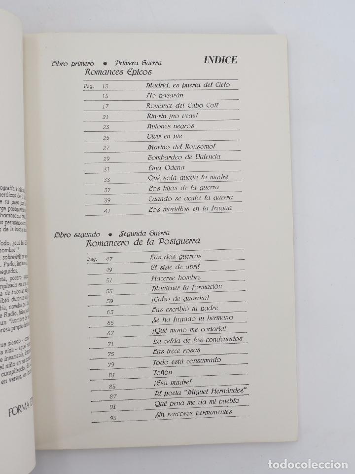 Libros de segunda mano: ROMANCES PARA DOS GUERRAS (Manuel Orea Mateo) Forma Ediciones, 1978 - Foto 3
