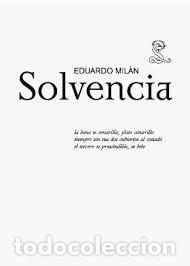Libros de segunda mano: solvencia eduardo milan - Foto 1