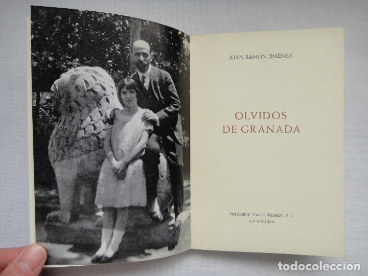 Libros de segunda mano: OLVIDOS DE GRANADA; JUAN RAM&Oacute;N JIM&Eacute;NEZ - Foto 2