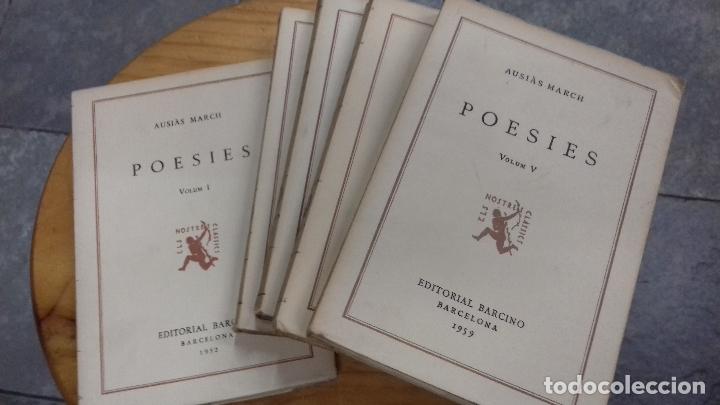 Libros de segunda mano: Poesies. 5 volums - Foto 1