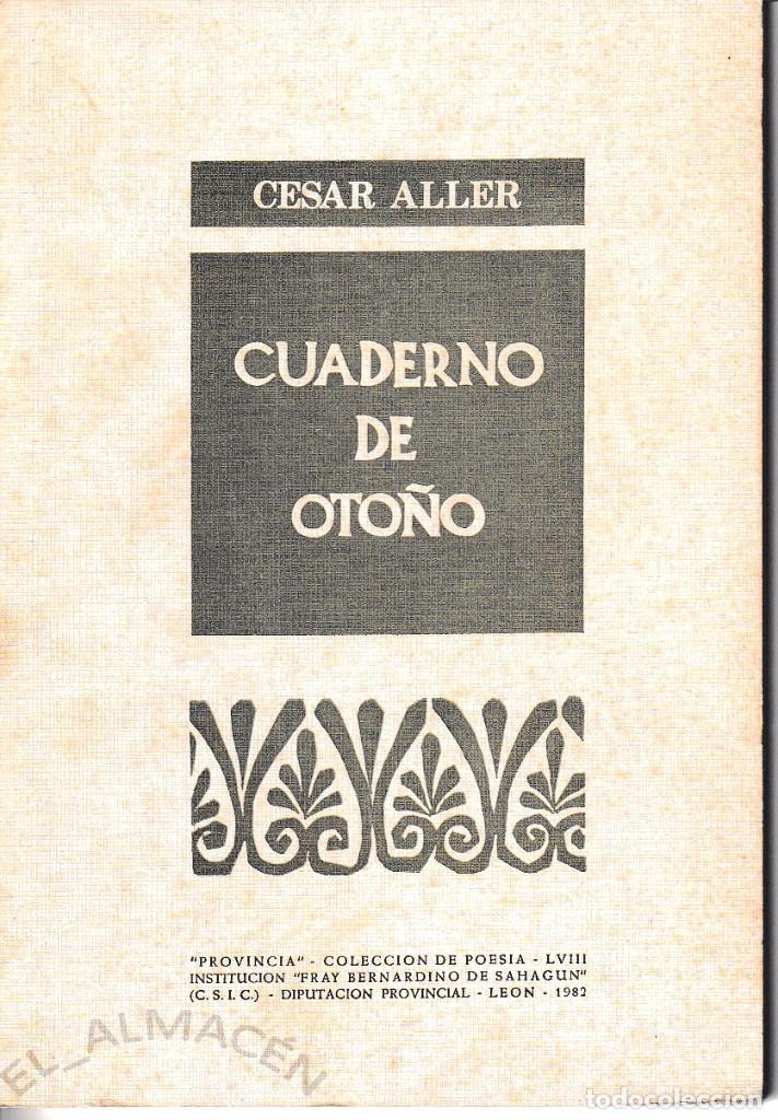 Libros de segunda mano: CUADERNO DE OTO&Ntilde;O (C. ALLER 1982) SIN USAR - Foto 1