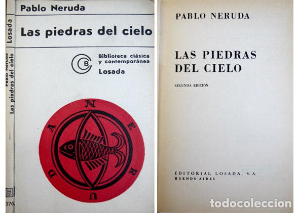 Libros de segunda mano: NERUDA, Pablo.  Las piedras del cielo.  1971. - Foto 1