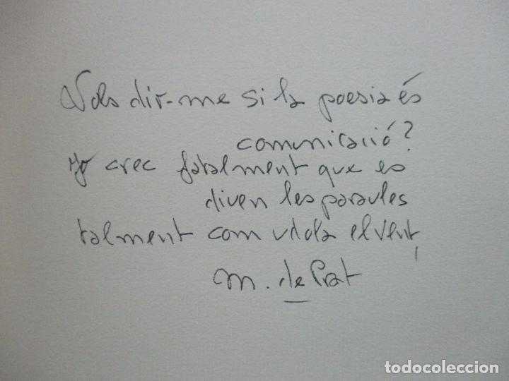 Libros de segunda mano: [POEMES I DIBUIXOS.] PRAT, Mer&ccedil;&egrave; de. - Foto 3